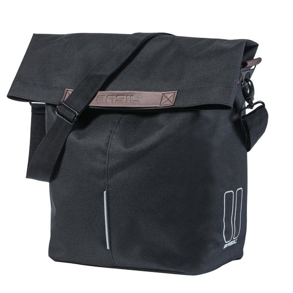 Basil shoppertas City zwart 14-16L