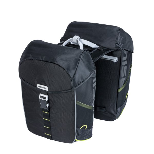 Tas bas dubbel miles mik black lime 34l