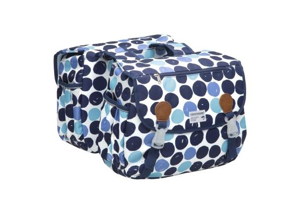 New Looxs dubbele tas Joli Dots blauw