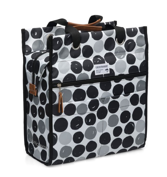 New Looxs shoppertas Lilly Dots zwart