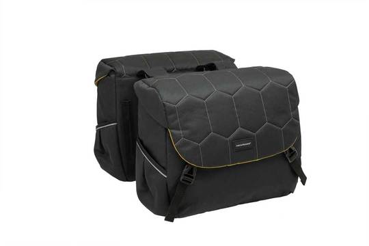 New Looxs fietstas dubbel Mondi Joy Quilted black