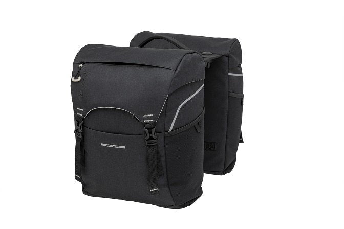 New Looxs fietstas dubbel Sports zwart Racktime 32