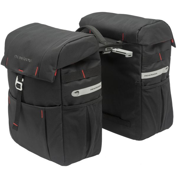New Looxs fietstas dubbel Vigo black Racktime 37L