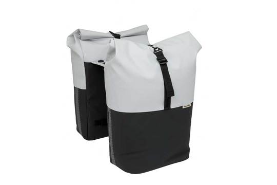New Looxs Doppelpacktasche Nyborg hellgrau / schwa