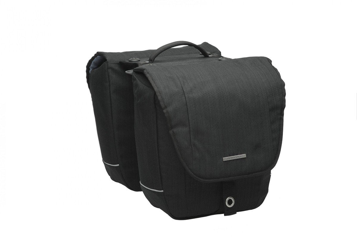 New Looxs fietstas dubbel Avero zwart Racktime 25L