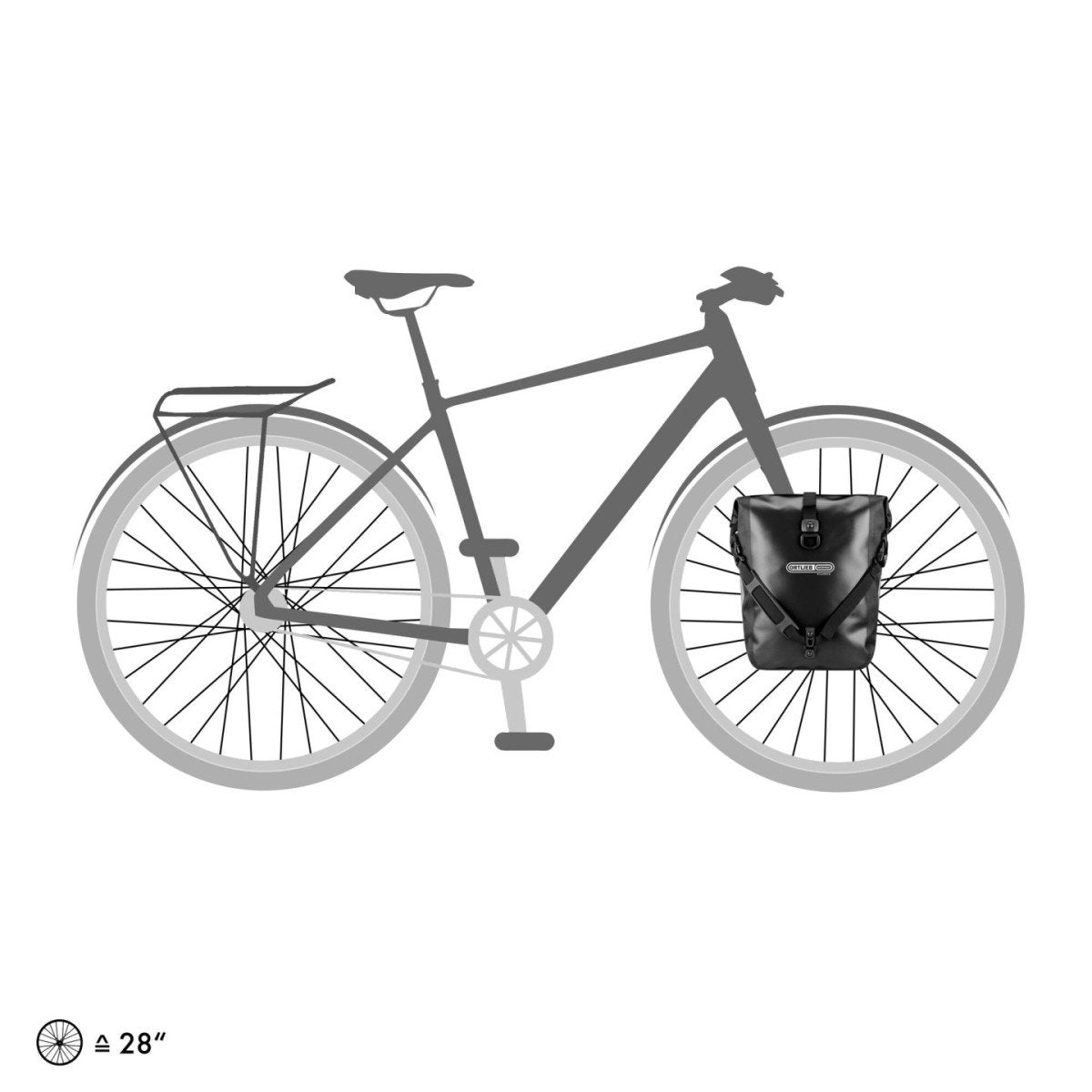 Ortlieb tas Front Sport-Roller Classic 25L black