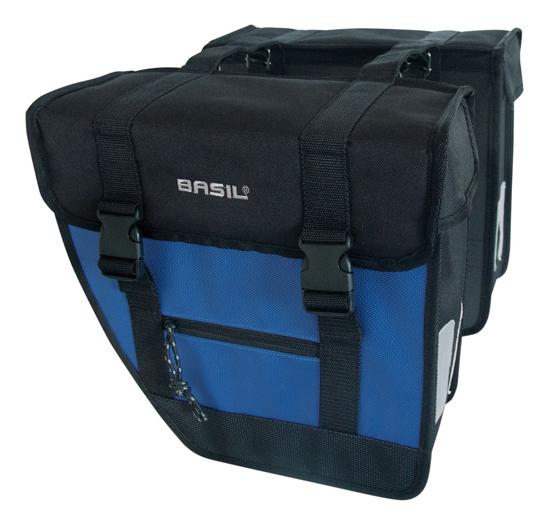 Basil dubb tas Tour zw/d bl