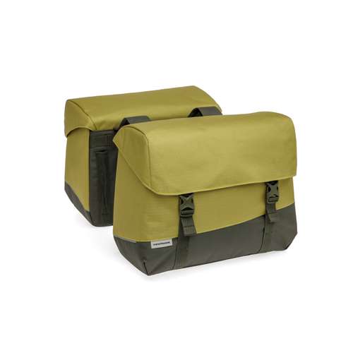 New Looxs fietstas dubbel Joli Oslo olive/yellow 3