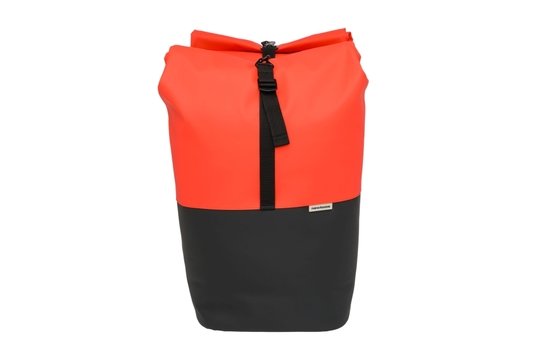 New Looxs fietstas dubbel Nyborg rood/zwart 34L