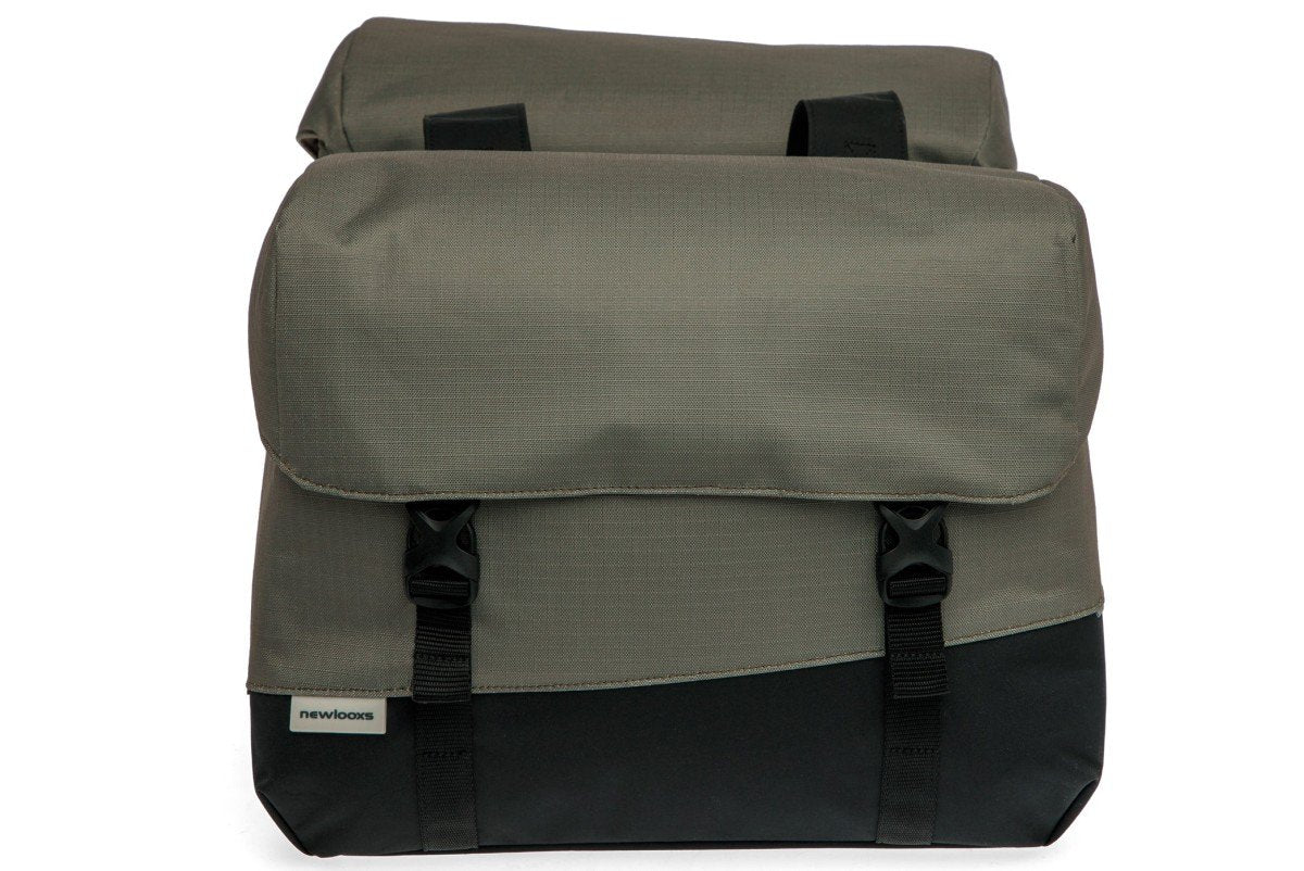New Looxs fietstas dubbel Joli Oslo black/green 37