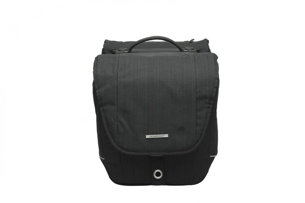 New Looxs fietstas dubbel Avero zwart Racktime 25L
