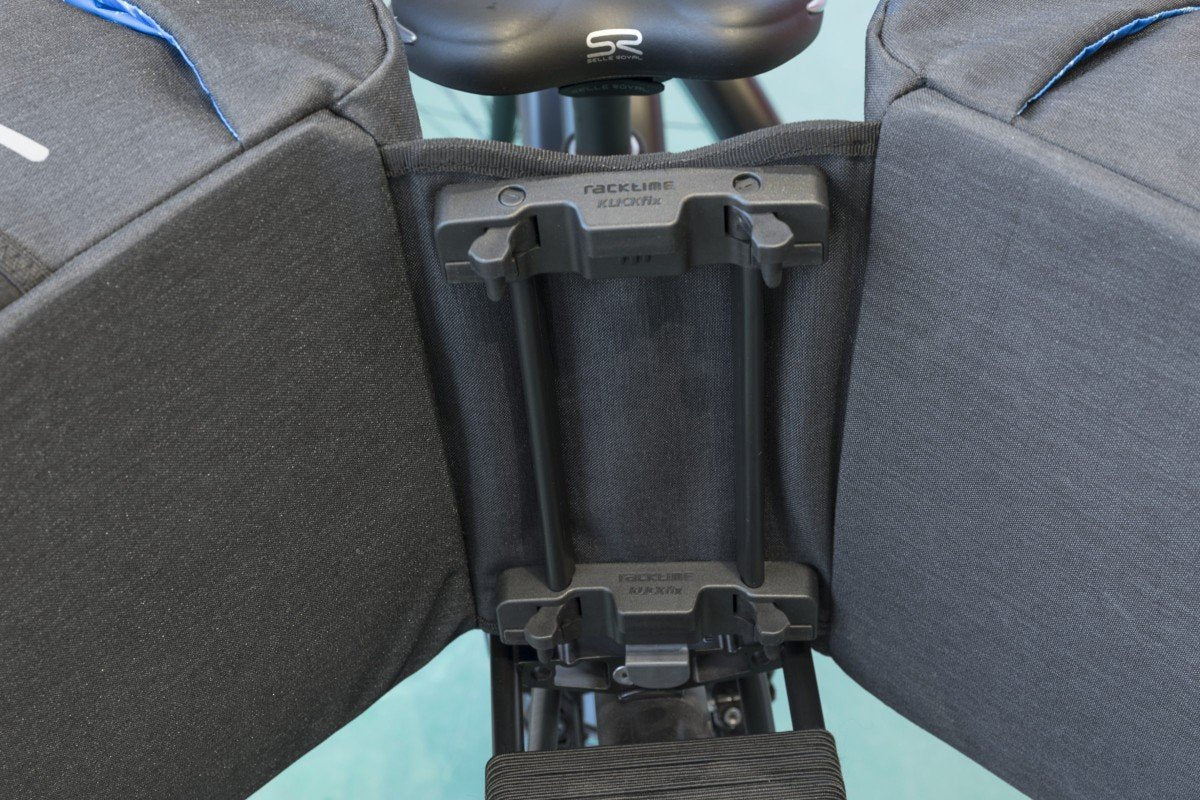 New Looxs fietstas dubbel Avero zwart Racktime 25L