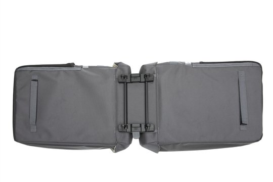 New Looxs fietstas dubbel Vigo grey Racktime 37L