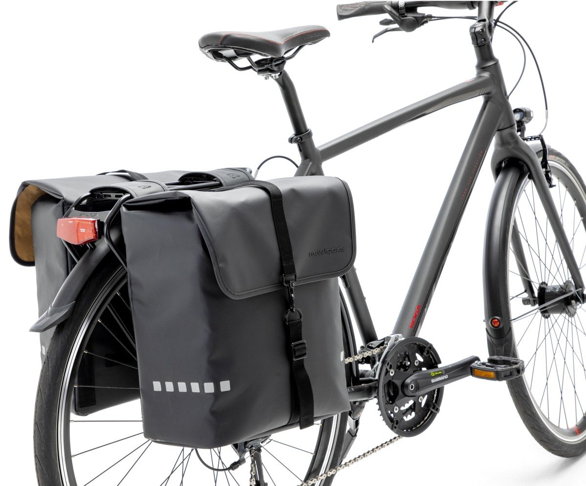 New Looxs fietstas dubbel Odense black 39L