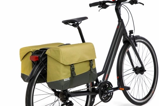 New Looxs fietstas dubbel Joli Oslo olive/yellow 3