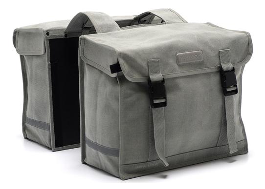 Tas New looxs canvas camping dubbel grijs