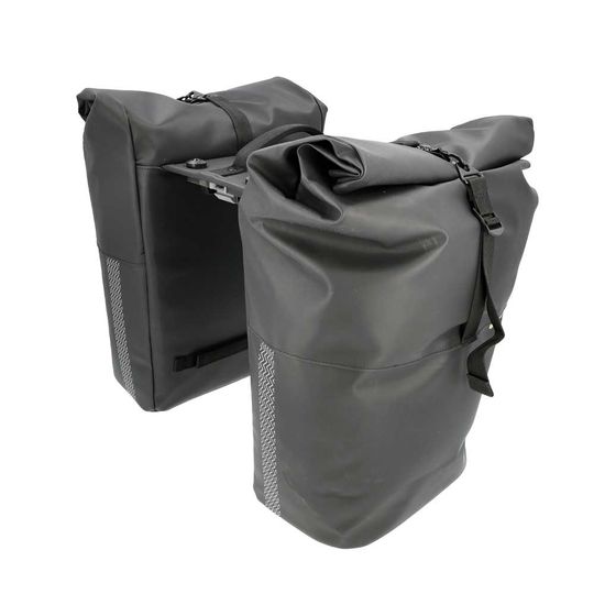 New Looxs fietstas dubbel Nyborg black MIK 2.0 34L