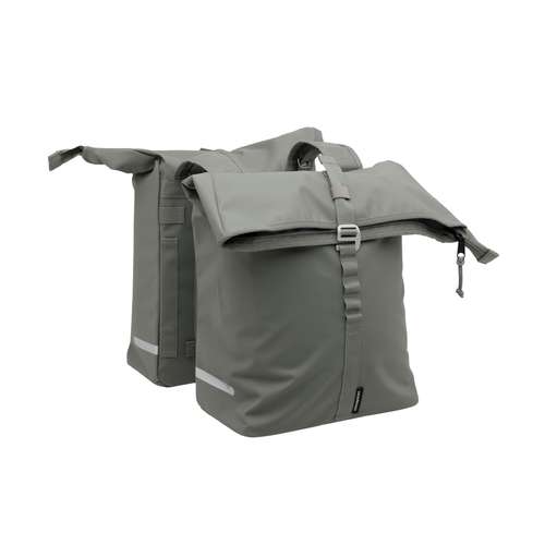 New Looxs fietstas dubbel Cantos groen 36L