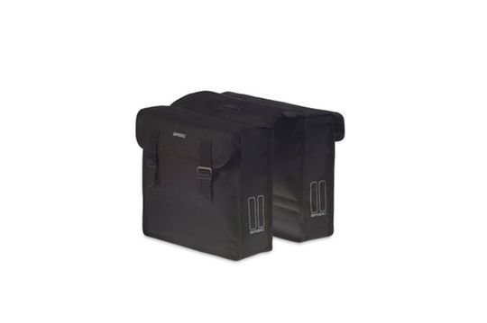 Basil fietstas dubbel Mara zwart 26L