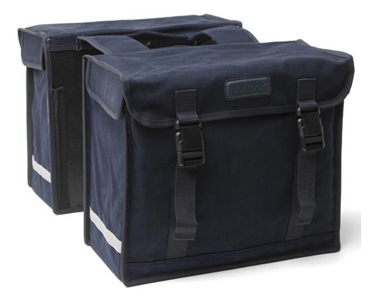 NL dubb tas 30 canvas bl