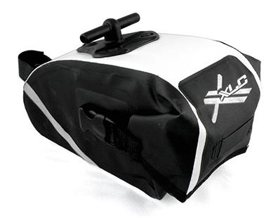Tas Xlc zadel wit/zwart l