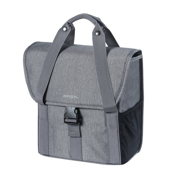 Basil fietstas enkel Go grey melee 16L
