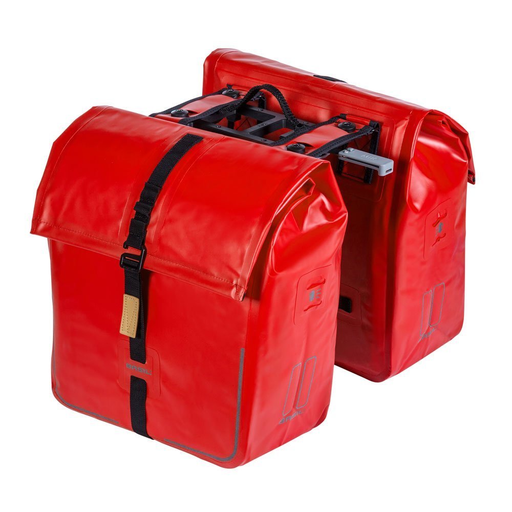Tas bas urban dry dubbel mik signal red