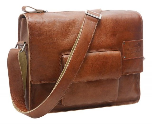NL laptoptas Barolo leer cognac