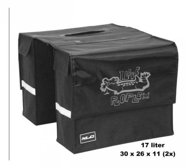 Tas  dubbel  zwart