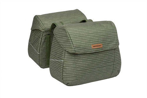 New Looxs fietstas dubbel Joli Nomi green 37L