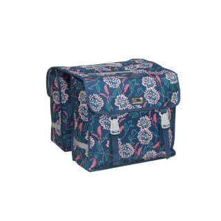 New Looxs fietstas dubbel Fiori arah blue