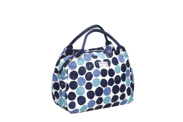 New Looxs handtas Tosca Dots blauw