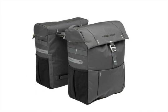 New Looxs fietstas dubbel Vigo grey MIK 37L