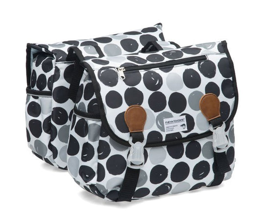 New Looxs dubbele tas Joli Midi Dots zwart