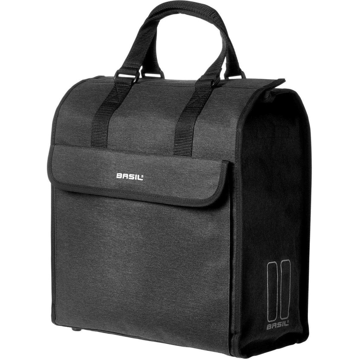 Basil shoppertas Mira zwart 18L