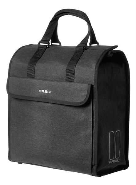 Basil shoppertas Mira zwart 18L