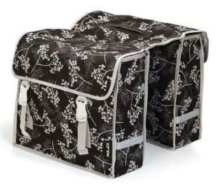 Tas Xlc dubbel fiori rits berry black