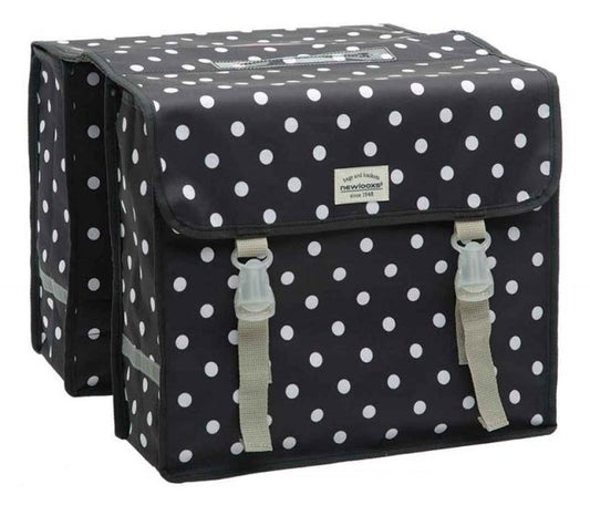 New Looxs dubbele tas 230 Fiori Polka zw