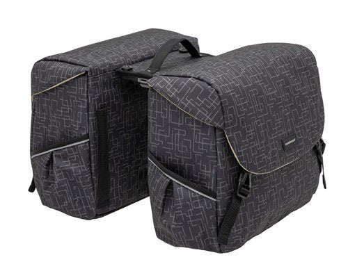 New Looxs fietstas dubbel Mondi Joy Ivy black MIK