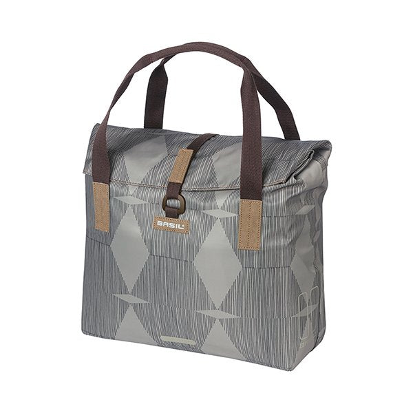 Basil shoppertas Elegance chateau taupe 20-26L