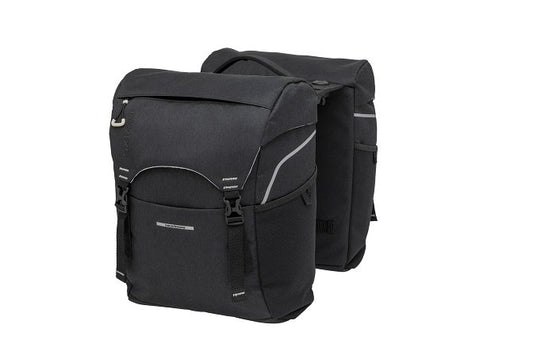New Looxs fietstas dubbel Sports zwart Racktime 32