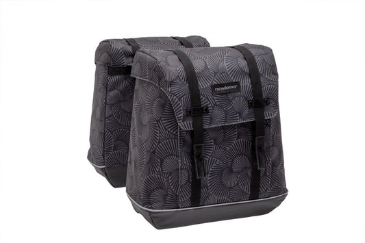 New Looxs fietstas dubbel Alba Selo black 34L