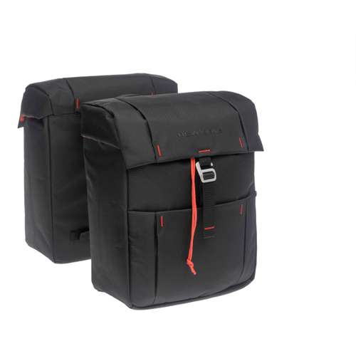 New Looxs fietstas dubbel Vigo black AVS 37L