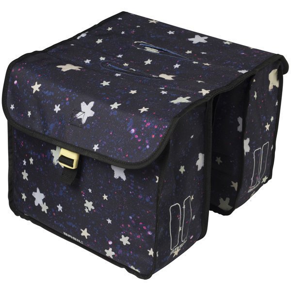 Basil fietstas dubbel kids Stardust nightshade