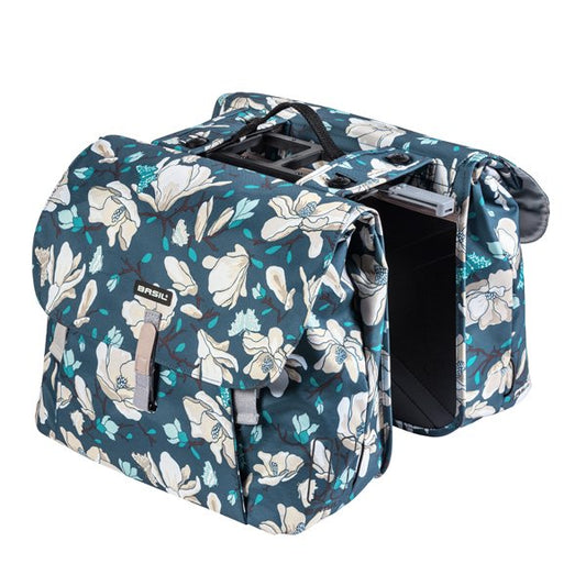 Tas bas dubbel magnolia mik teal blue 35l