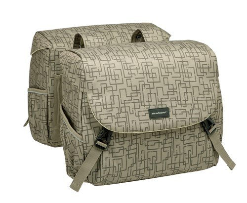 New Looxs fietstas dubbel Mondi Joy Ivy walnut 38L