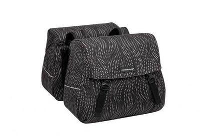 New Looxs fietstas dubbel Joli Alma black 37L