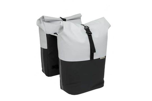 New Looxs Doppelpacktasche Nyborg hellgrau / schwa