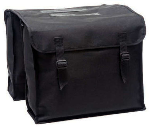 Cameo fietstas dubbel zwart 30L