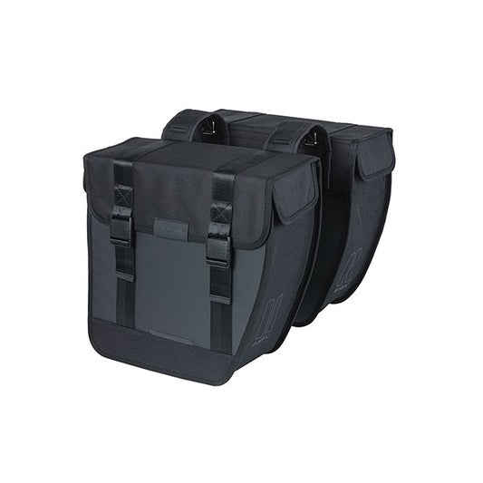 Basil fietstas dubbel Tour Waterproof XL zwart 35L